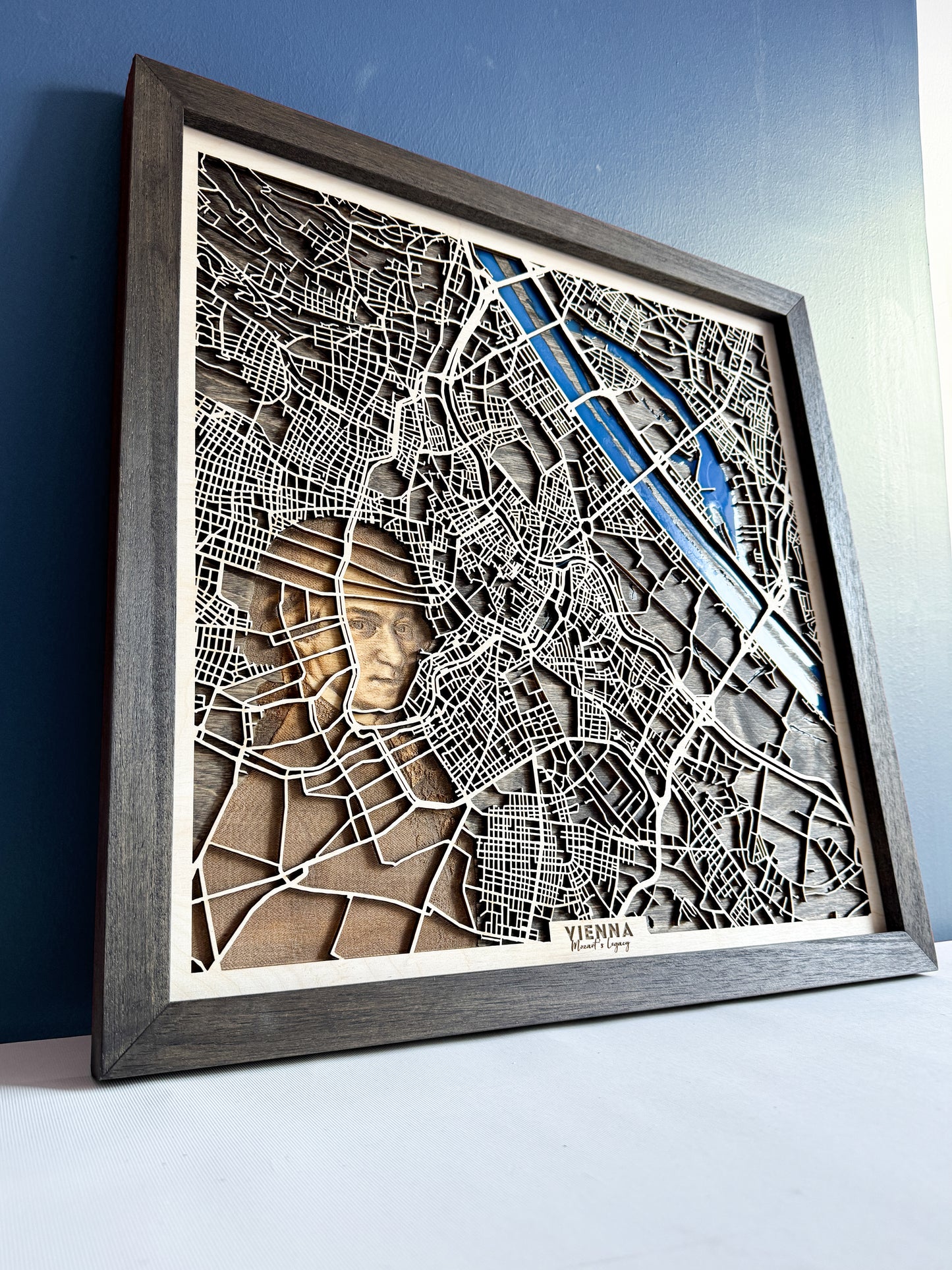 Viyana Ahşap Şehir Haritası – Mozart'ın Mirası | Zamansız Şehir Manzaraları