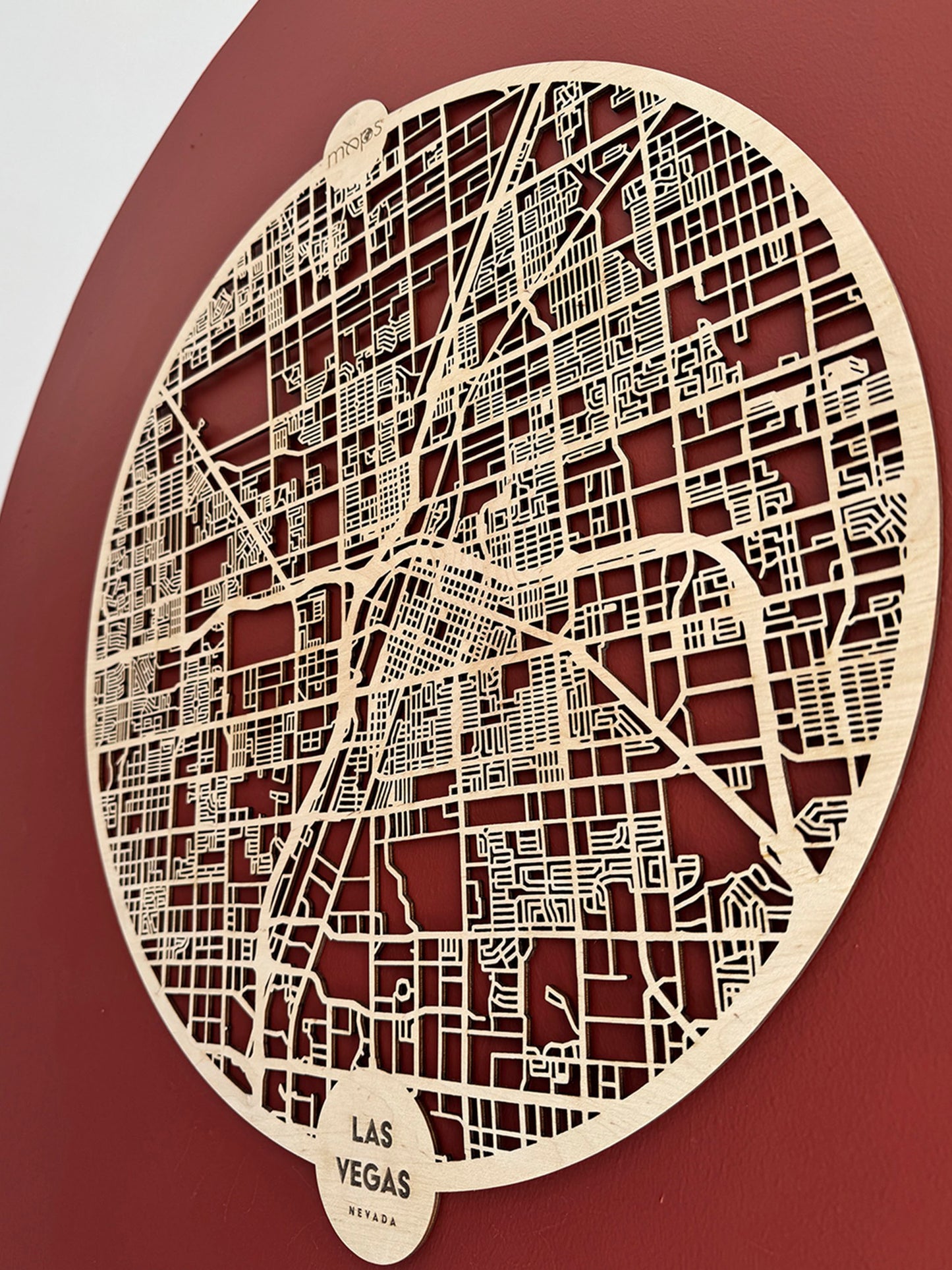 Las Vegas Ahşap Duvar Sanatı – Modern Minimalizm | Orbit Koleksiyonu