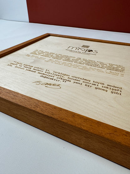 Ankara: Ahşap Gravür Haritası | Cumhuriyetin Kuruluşu Minimalist Ahşap Harita | El İşi Epoksi Duvar Tablosu (Cumhuriyet Serisi)