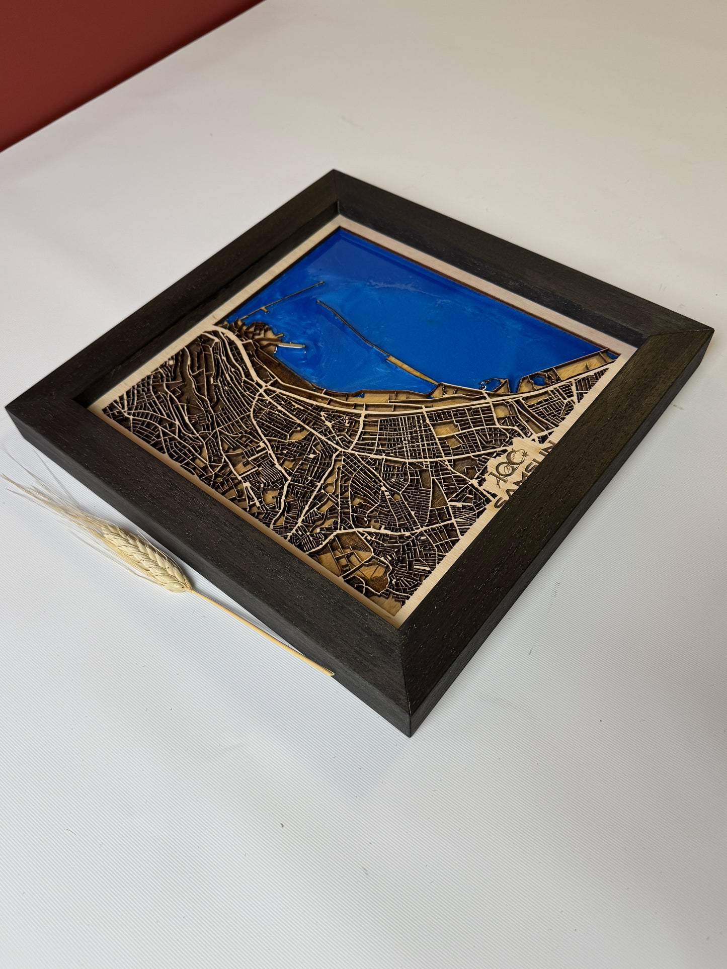 Samsun: Epoksi Ahşap Harita | Kurtuluş Haritası: Samsun — 19 Mayıs 1919