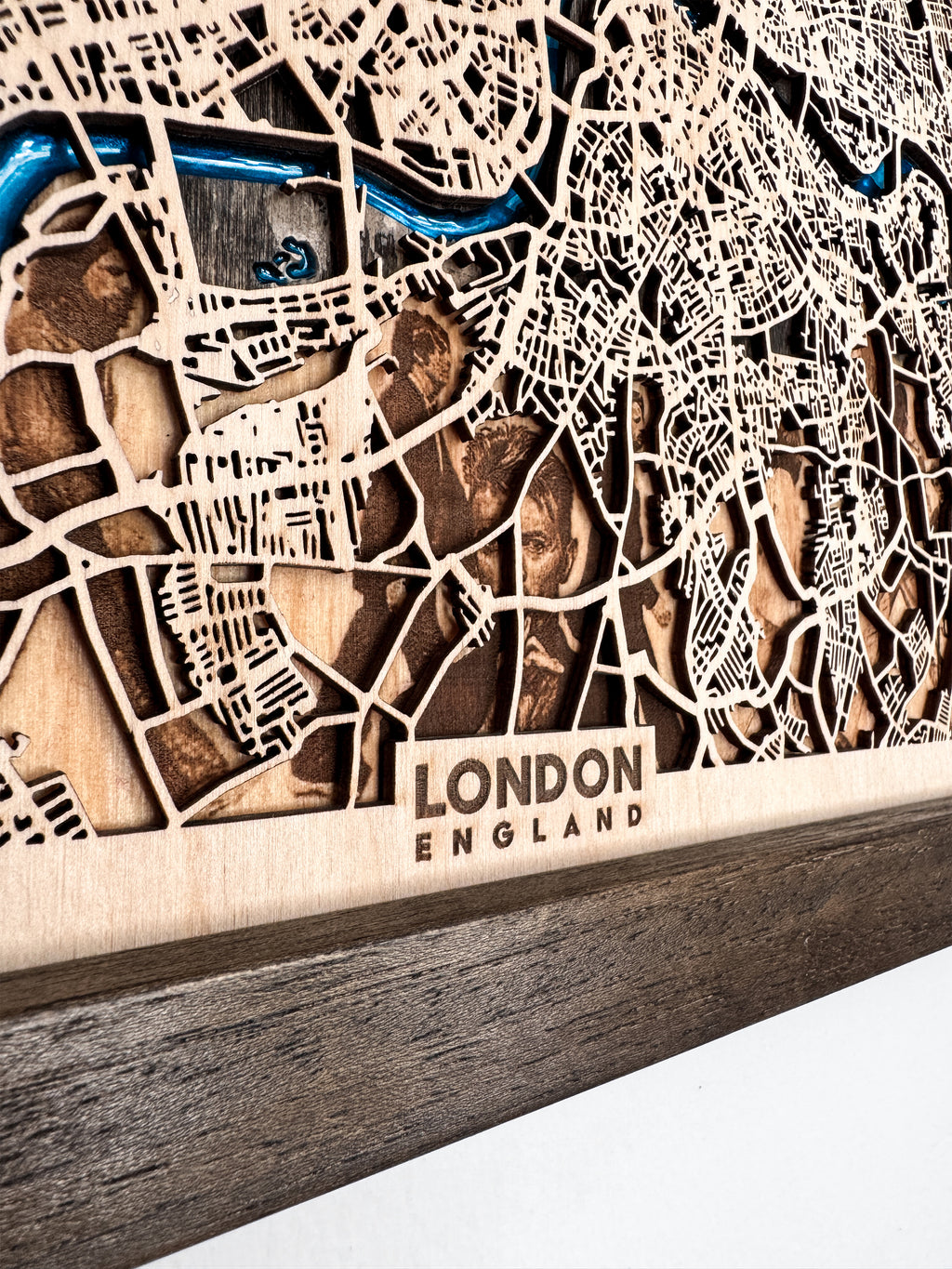 Londra Ahşap Şehir Haritası