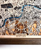Londra Ahşap Şehir Haritası