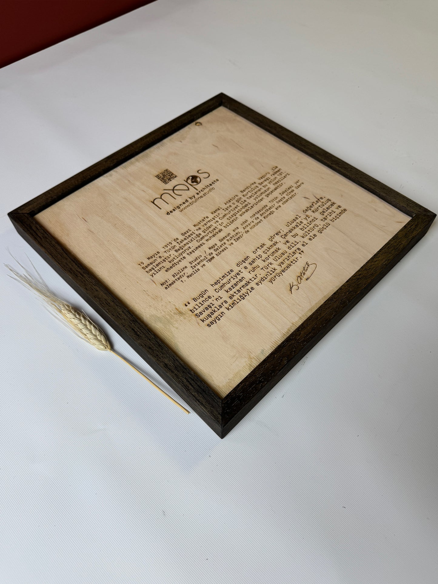 Samsun: Epoksi Ahşap Harita | Kurtuluş Haritası: Samsun — 19 Mayıs 1919