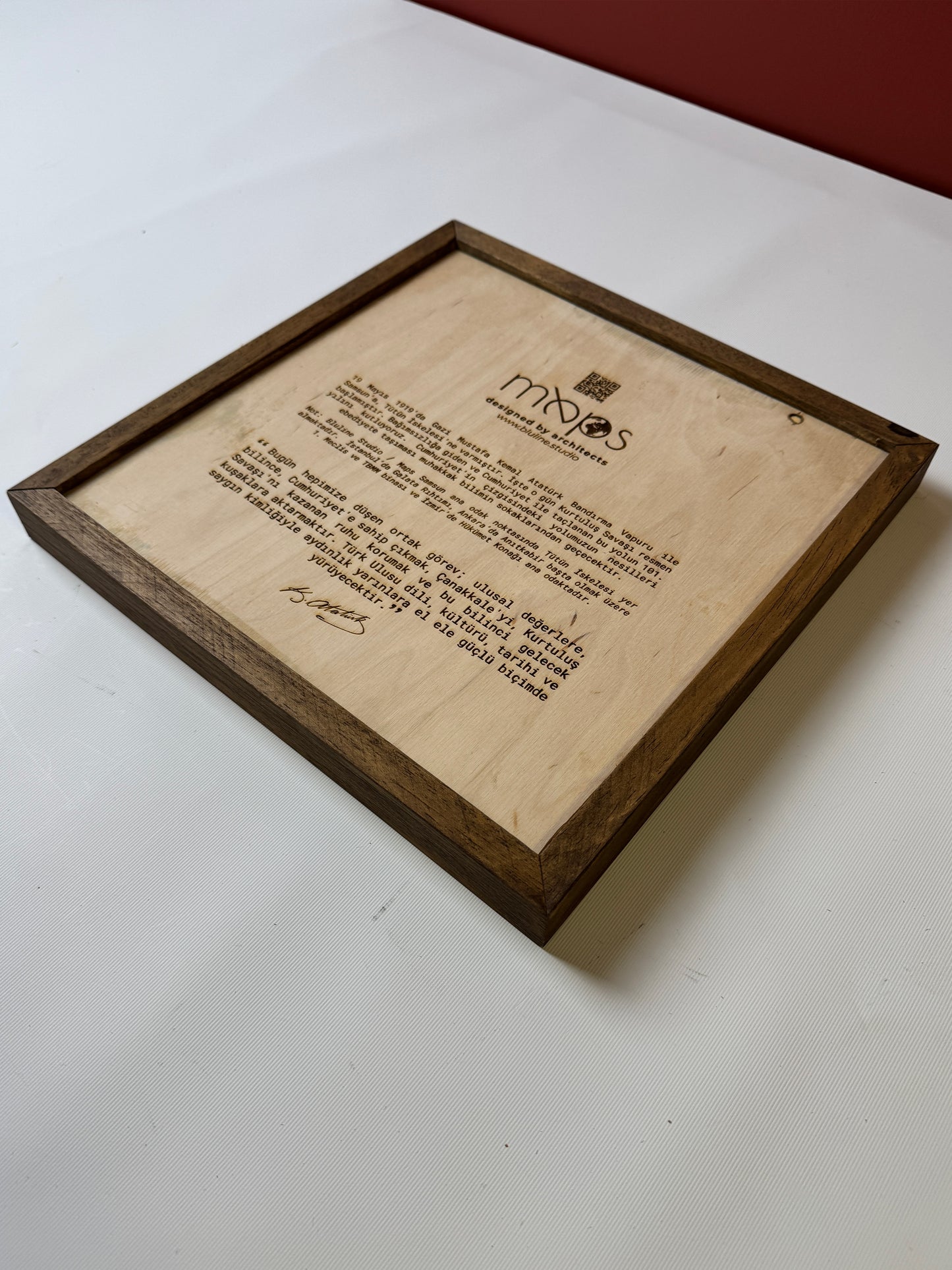 Samsun: Epoksi Ahşap Harita | Kurtuluş Haritası: Samsun — 19 Mayıs 1919