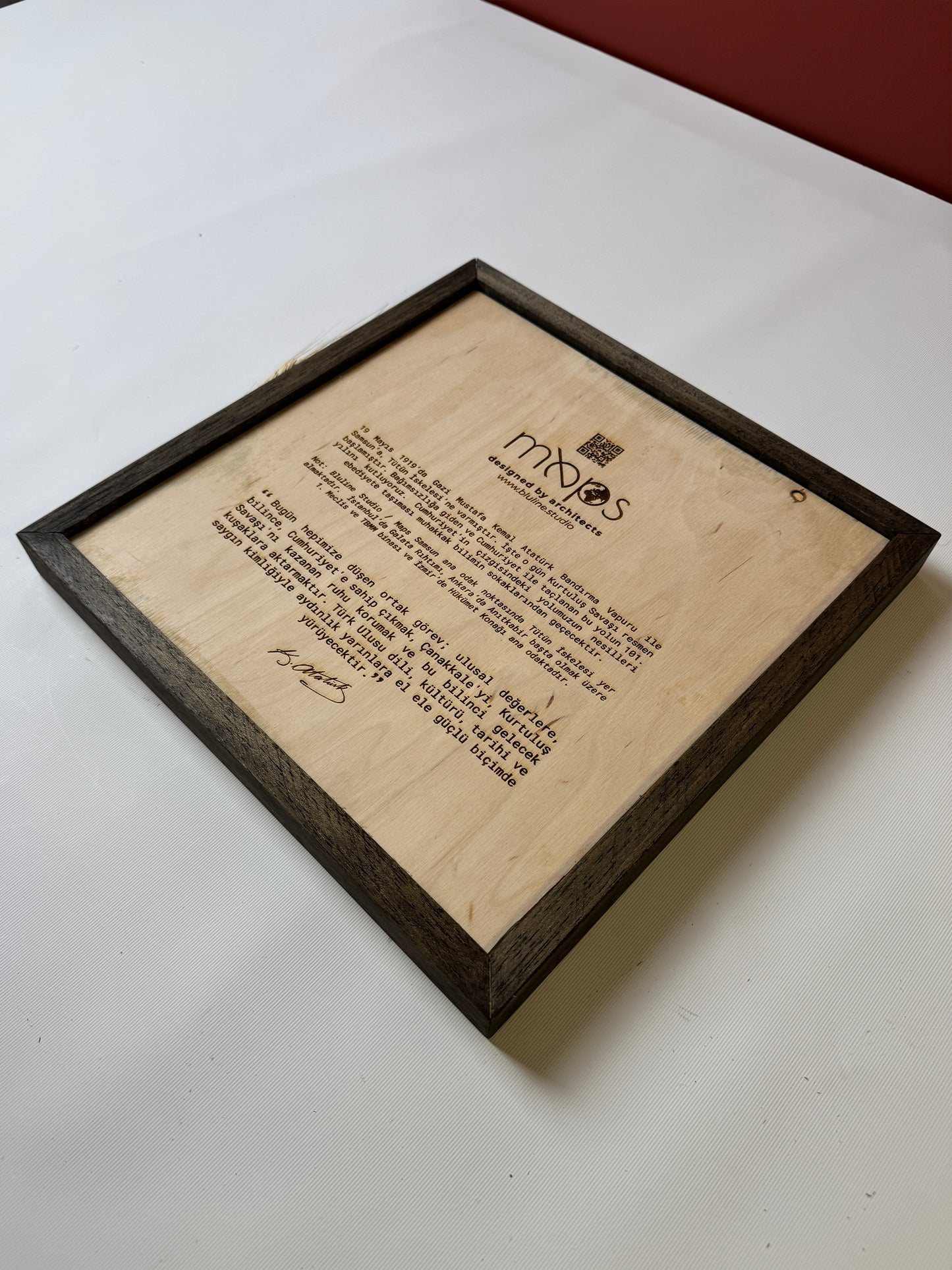 Samsun: Epoksi Ahşap Harita | Kurtuluş Haritası: Samsun — 19 Mayıs 1919