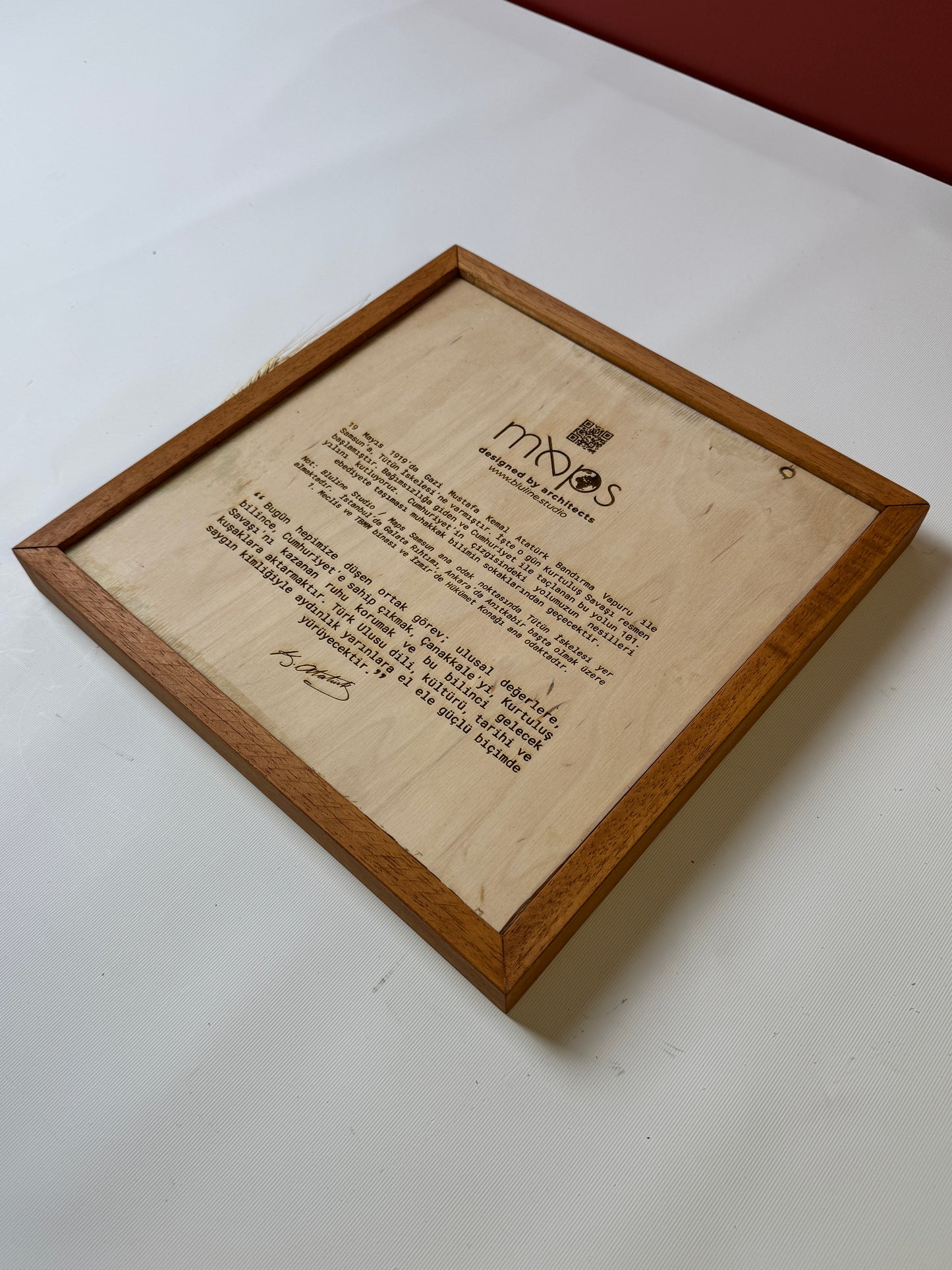 Samsun: Epoksi Ahşap Harita | Kurtuluş Haritası: Samsun — 19 Mayıs 1919