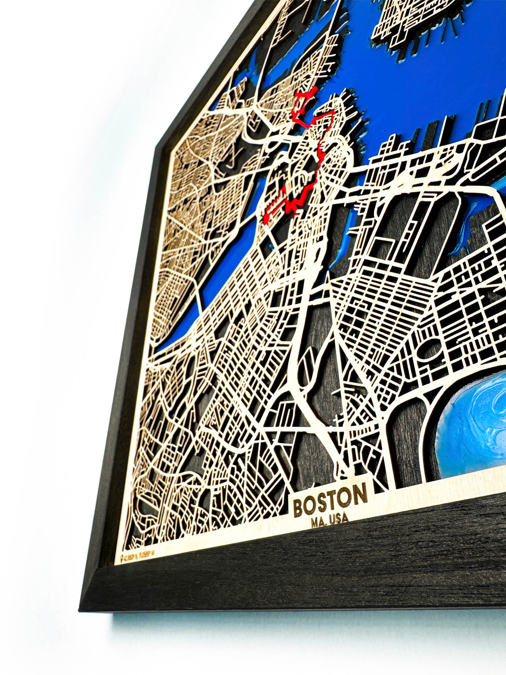 Boston Şehir Haritası - Özgürlük Yolu