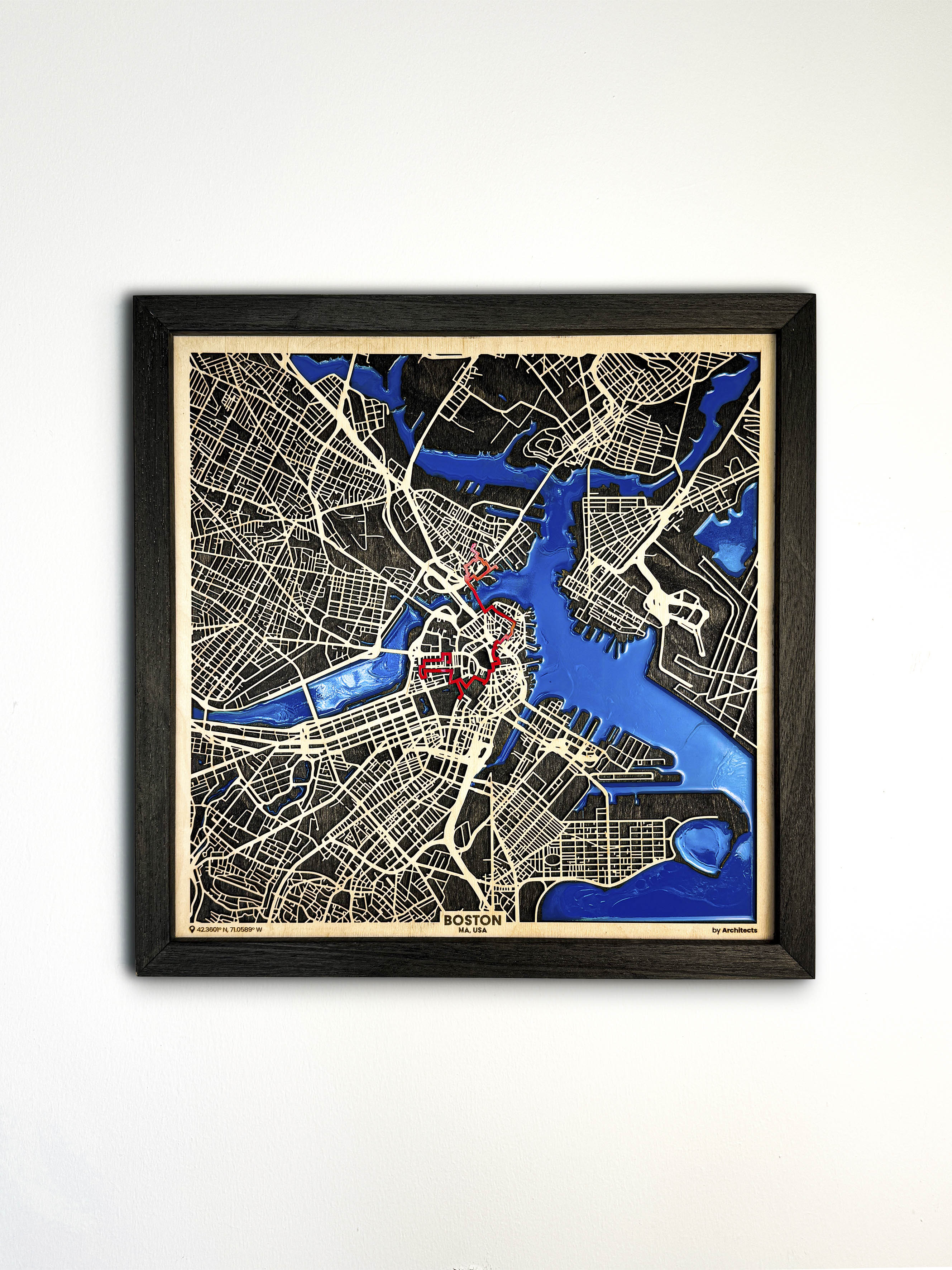 Boston Şehir Haritası - Özgürlük Yolu