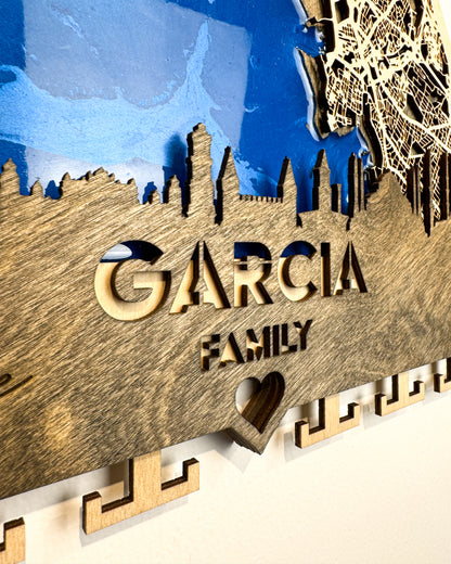 İstanbul Ahşap Anahtarlık – Doğu Batı ile Buluşuyor | City Whispers Koleksiyonu