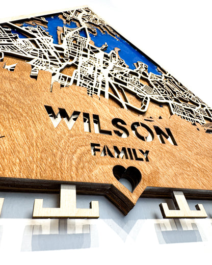 Sydney Ahşap Anahtarlık – Kıyı Sakinliği | Şehir Fısıltıları Koleksiyonu