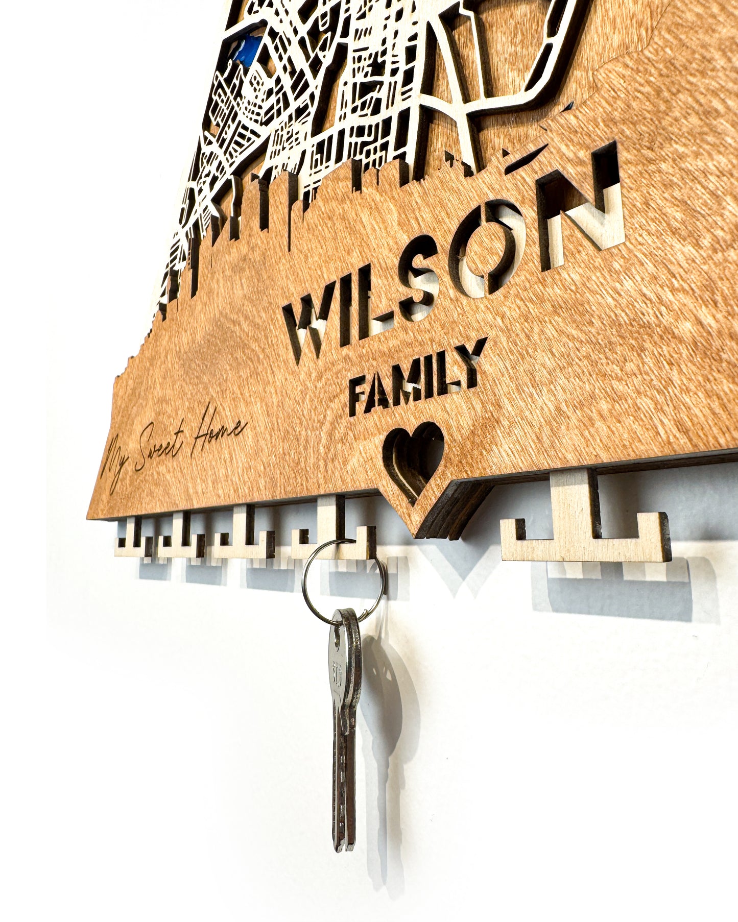 Sydney Ahşap Anahtarlık – Kıyı Sakinliği | Şehir Fısıltıları Koleksiyonu
