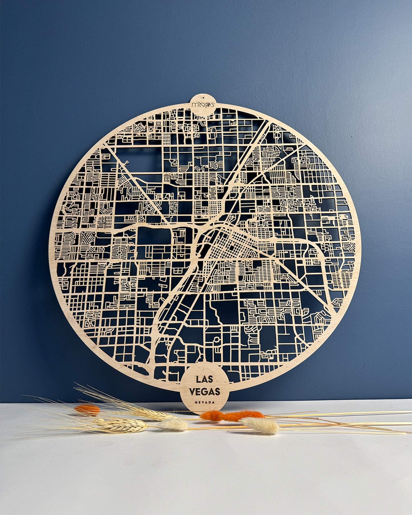 Las Vegas Ahşap Duvar Sanatı – Modern Minimalizm | Orbit Koleksiyonu