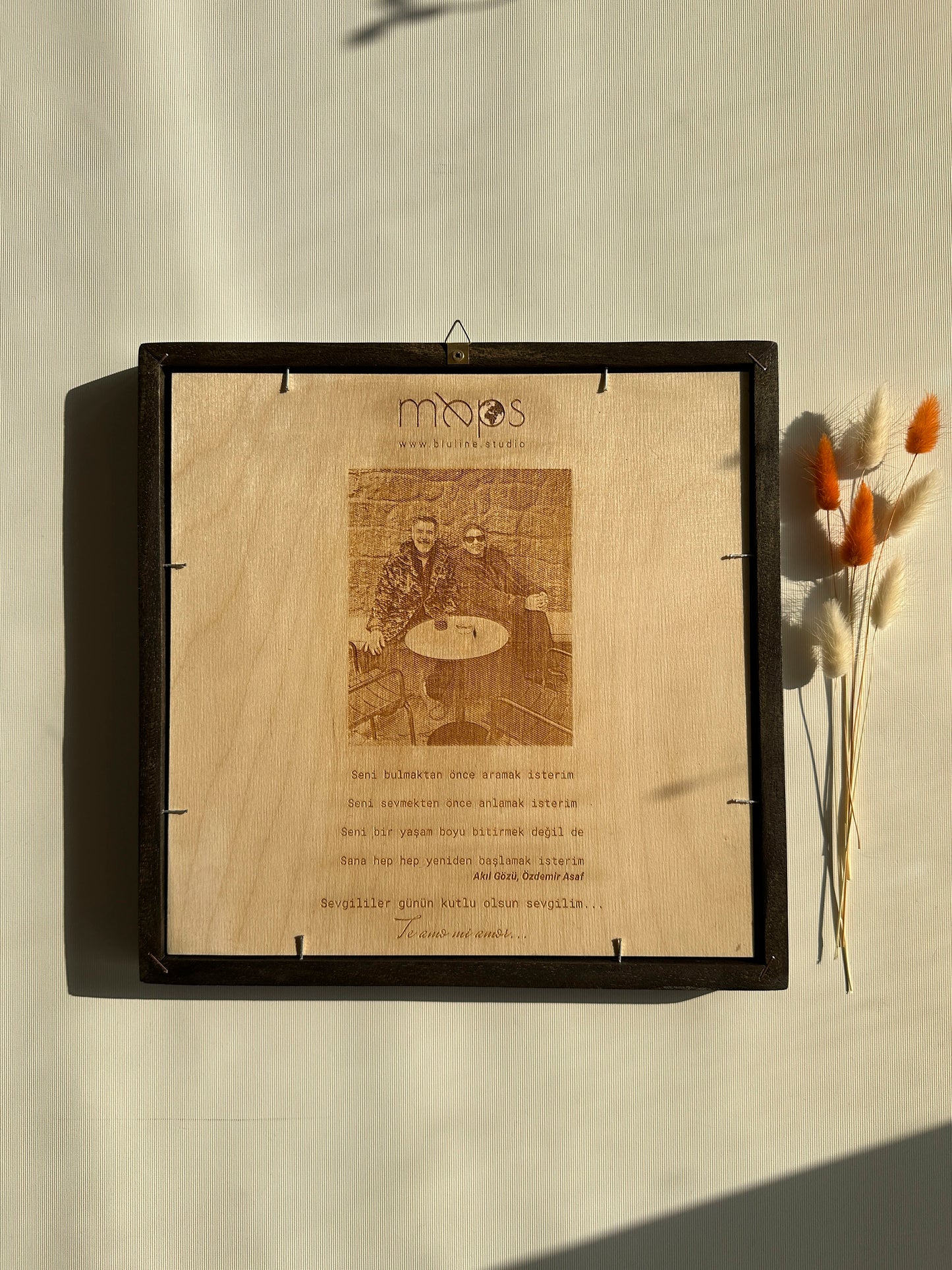 Barselona Ahşap Harita Duvar Sanatı | Zamansız Şehir Manzaraları