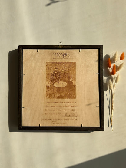 Barselona Ahşap Harita Duvar Sanatı | Zamansız Şehir Manzaraları