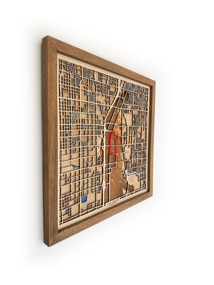 Las Vegas Ahşap Pist Haritası | Formula 1 Sürümü