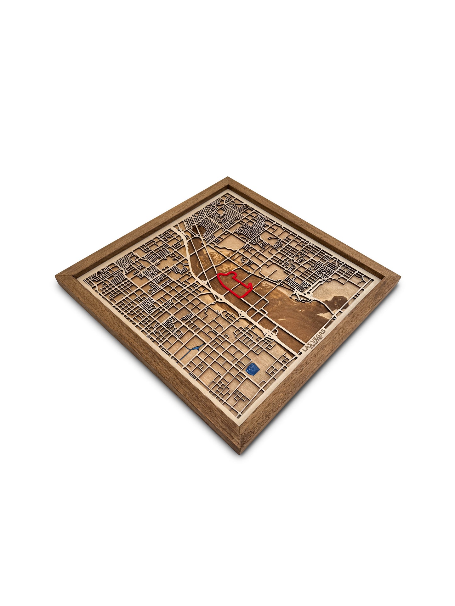 Las Vegas Ahşap Pist Haritası | Formula 1 Sürümü