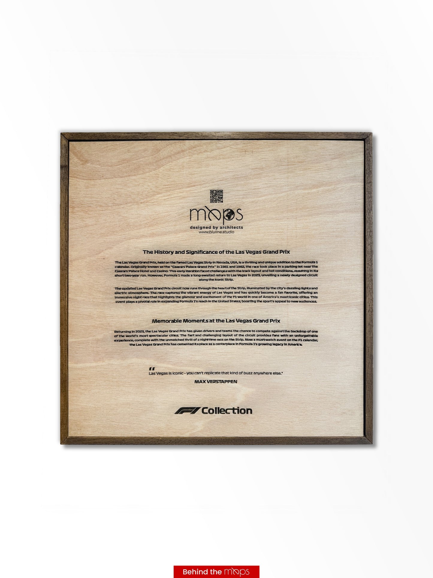 Las Vegas Ahşap Pist Haritası | Formula 1 Sürümü