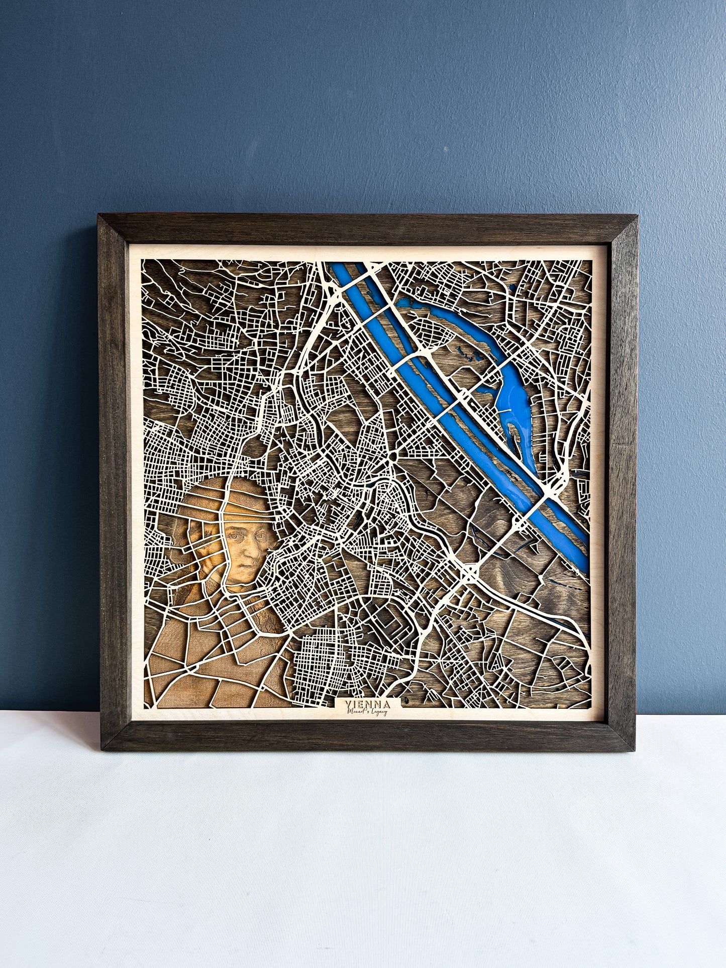 Viyana Ahşap Şehir Haritası – Mozart'ın Mirası | Zamansız Şehir Manzaraları