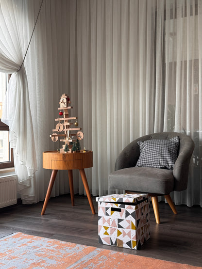 Ahşap Yılbaşı Ağacı (Lego Tarzı, Aile Dostu, Kendin Yap)