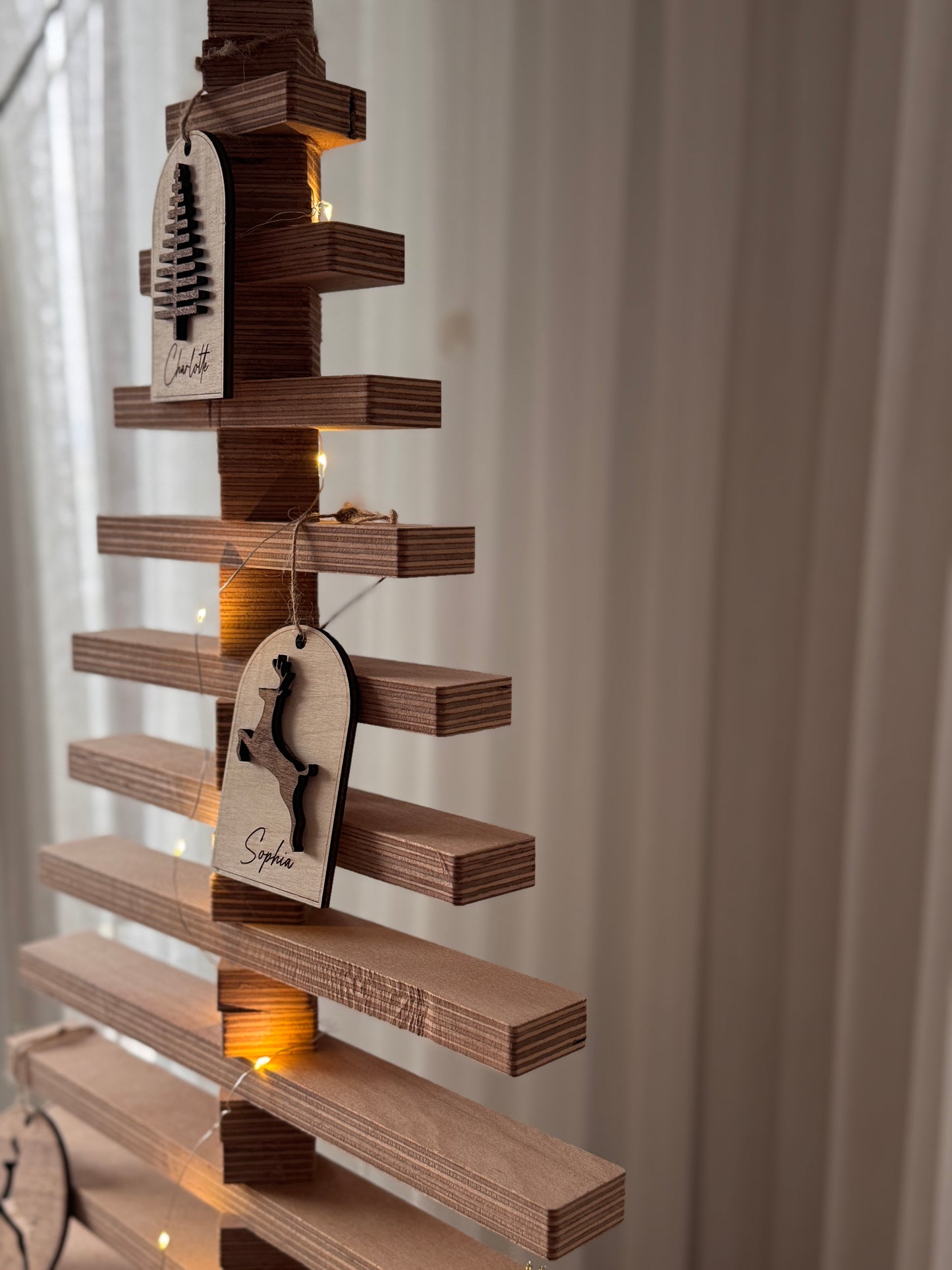 Ahşap Yılbaşı Ağacı (Lego Tarzı, Aile Dostu, Kendin Yap)