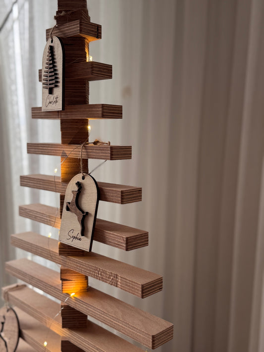 Ahşap Yılbaşı Ağacı (Lego Tarzı, Aile Dostu, Kendin Yap)