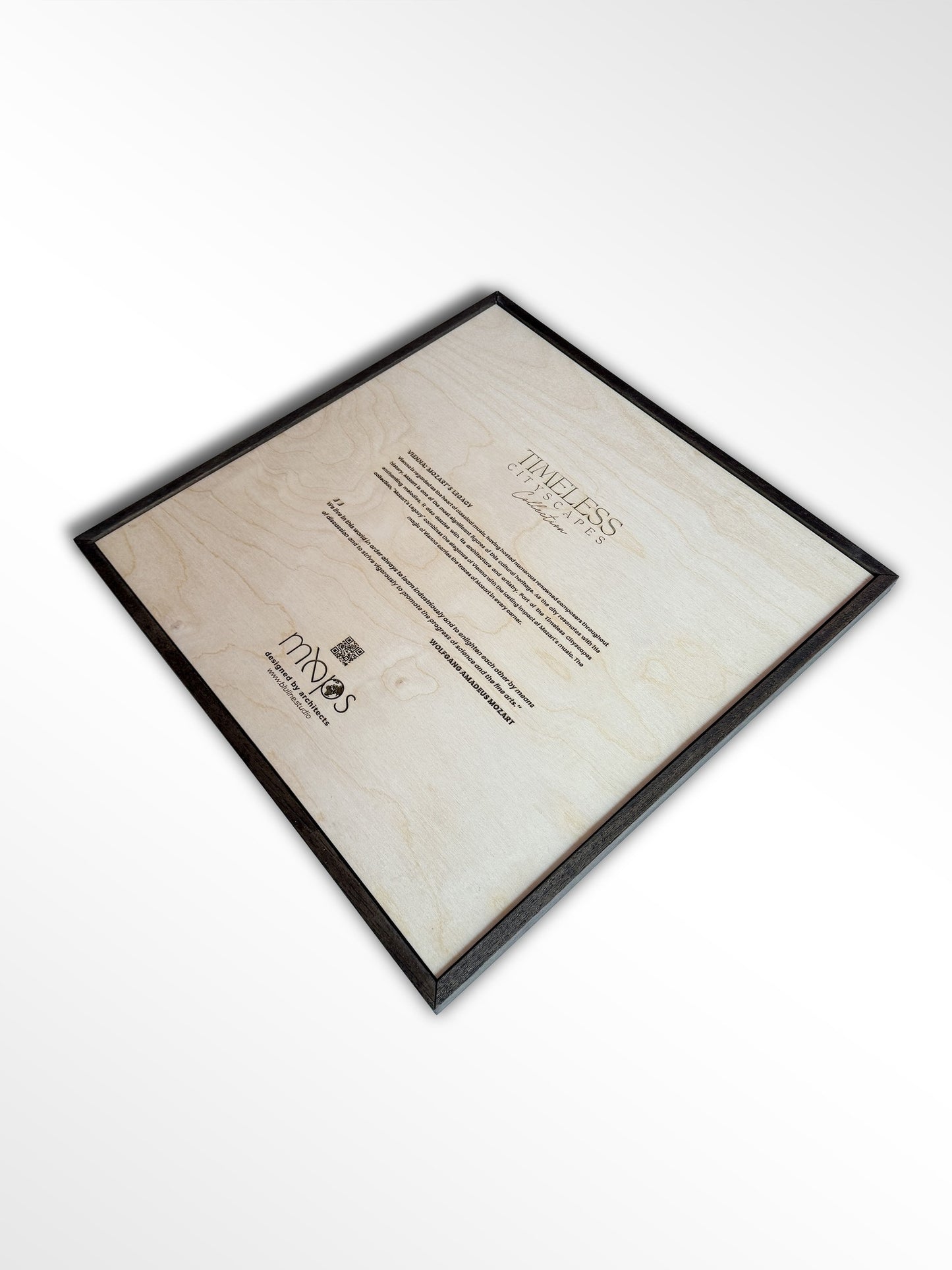 Viyana Ahşap Şehir Haritası – Mozart'ın Mirası | Zamansız Şehir Manzaraları