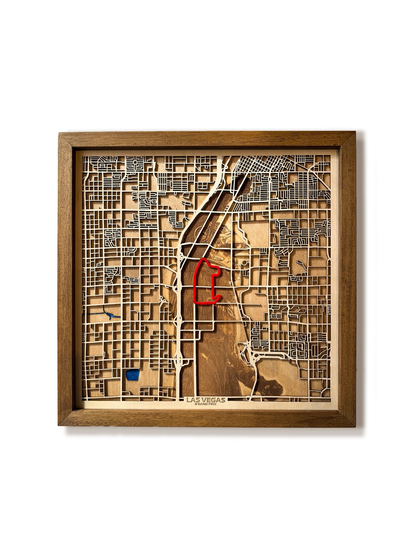 Las Vegas Ahşap Pist Haritası | Formula 1 Sürümü