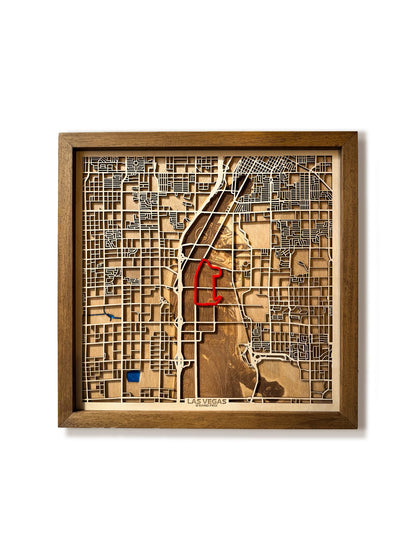 Las Vegas Ahşap Pist Haritası | Formula 1 Sürümü