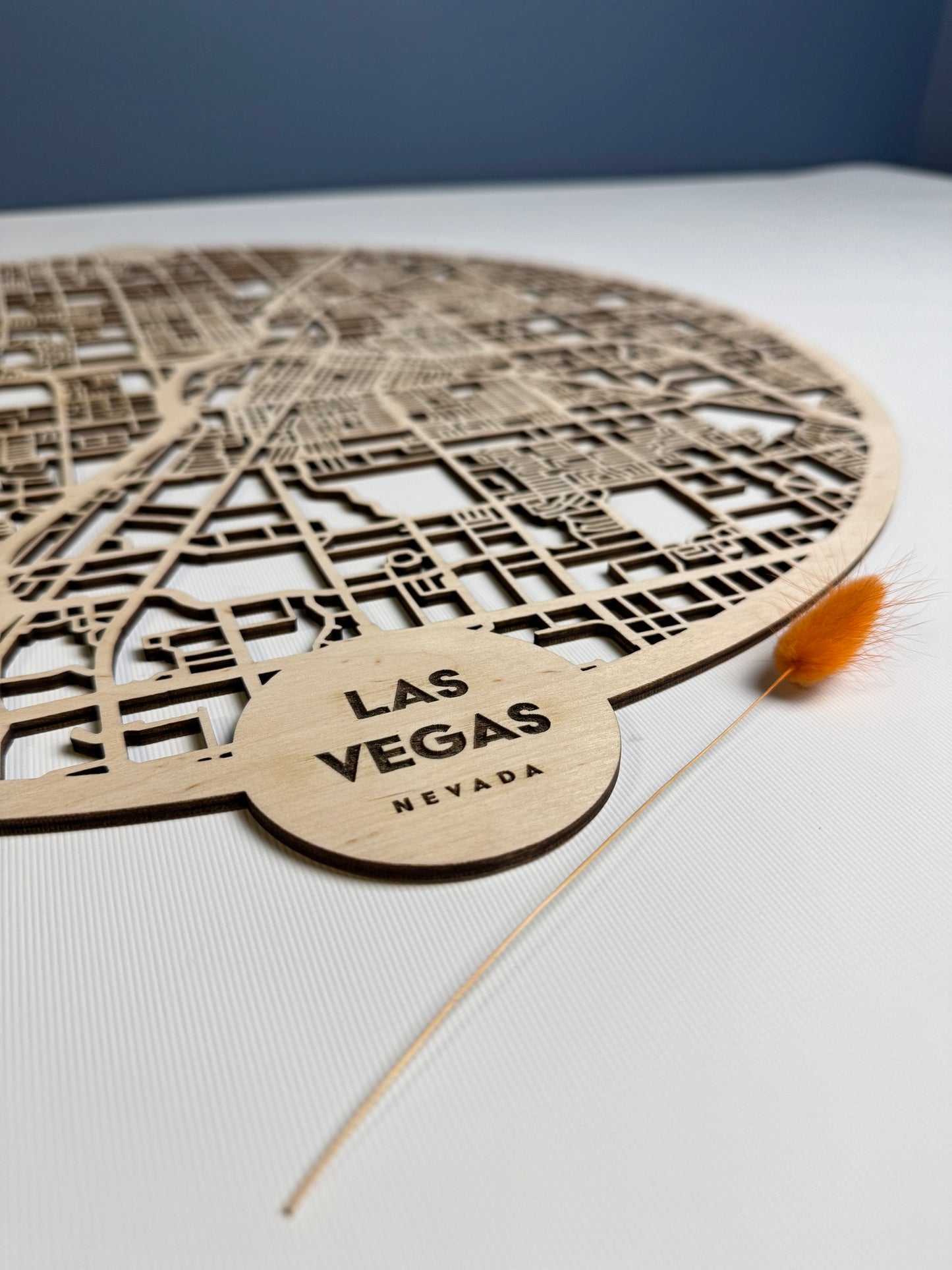 Las Vegas Ahşap Duvar Sanatı – Modern Minimalizm | Orbit Koleksiyonu