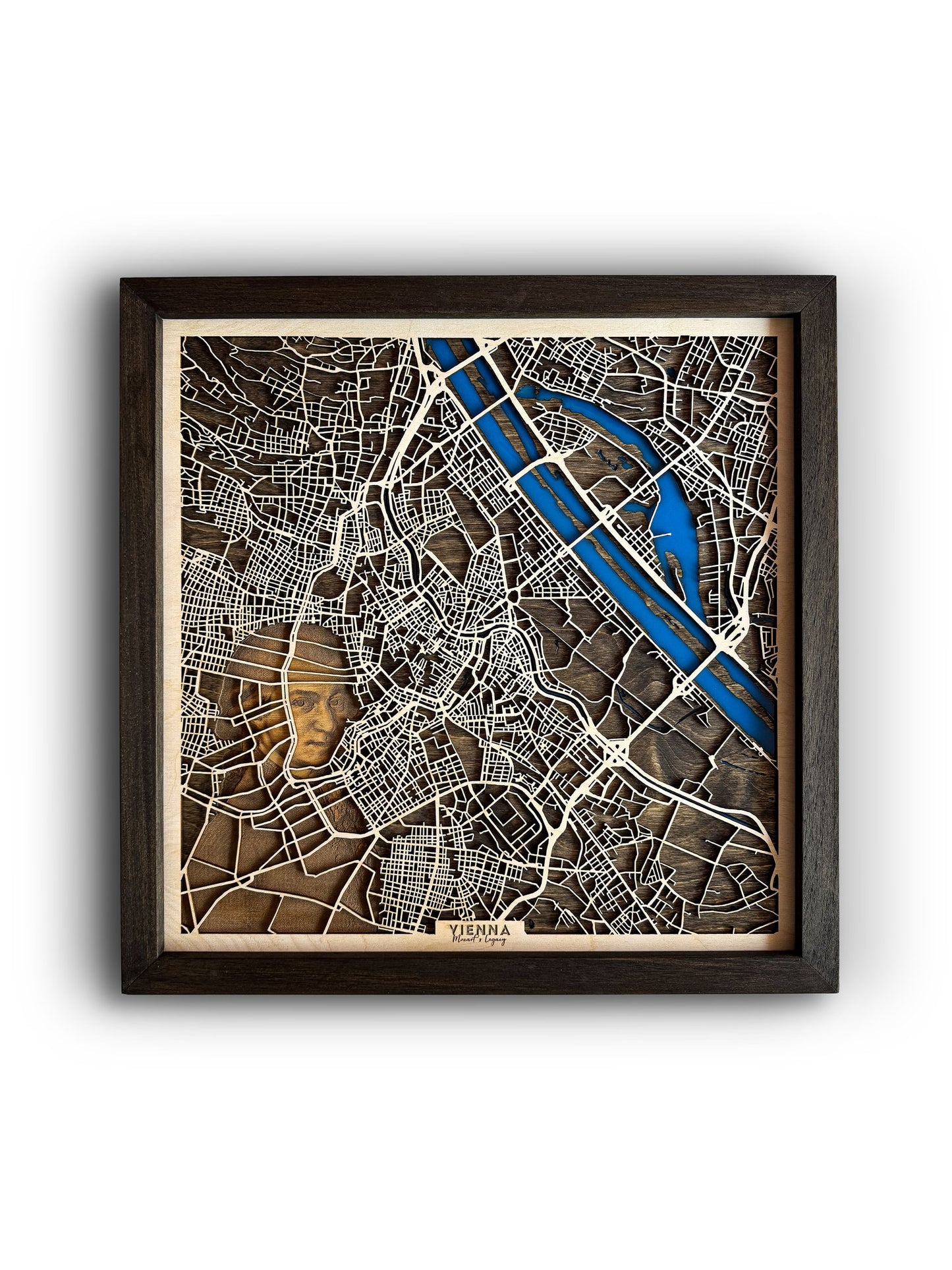 Viyana Ahşap Şehir Haritası – Mozart'ın Mirası | Zamansız Şehir Manzaraları