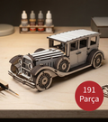 Ahşap Kendin Yap Minyatür Geniş Klasik Araba Maketi (DİY) - 3D Renkli Puzzle