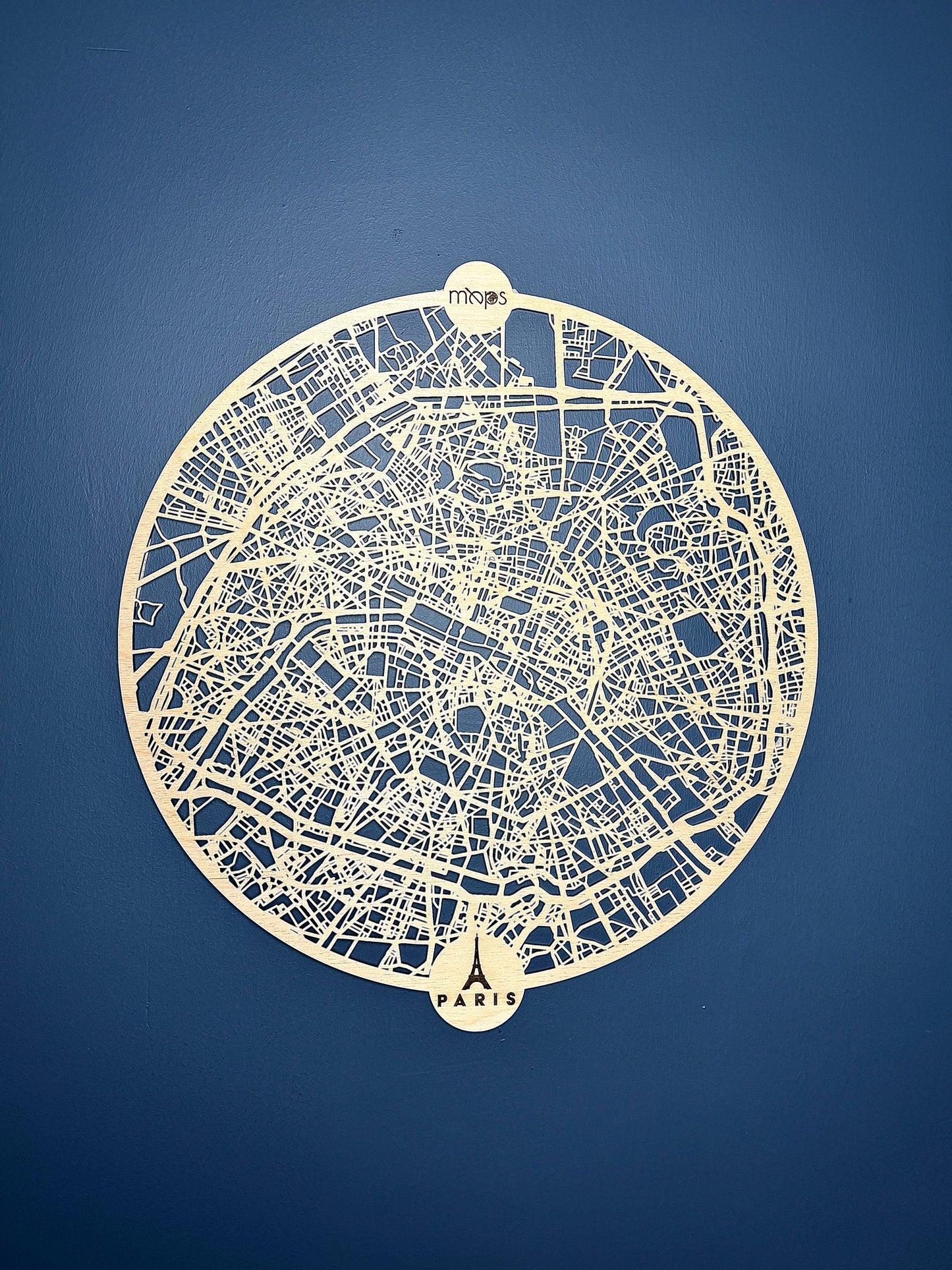 Paris Ahşap Duvar Sanatı – Minimal Zarafet | Orbit Koleksiyonu