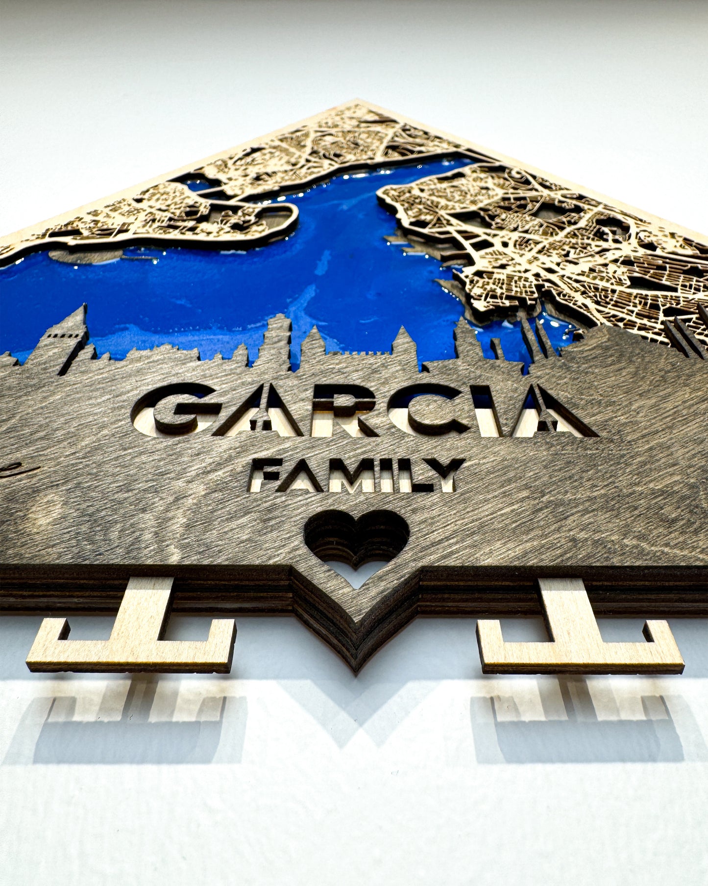 İstanbul Ahşap Anahtarlık – Doğu Batı ile Buluşuyor | City Whispers Koleksiyonu