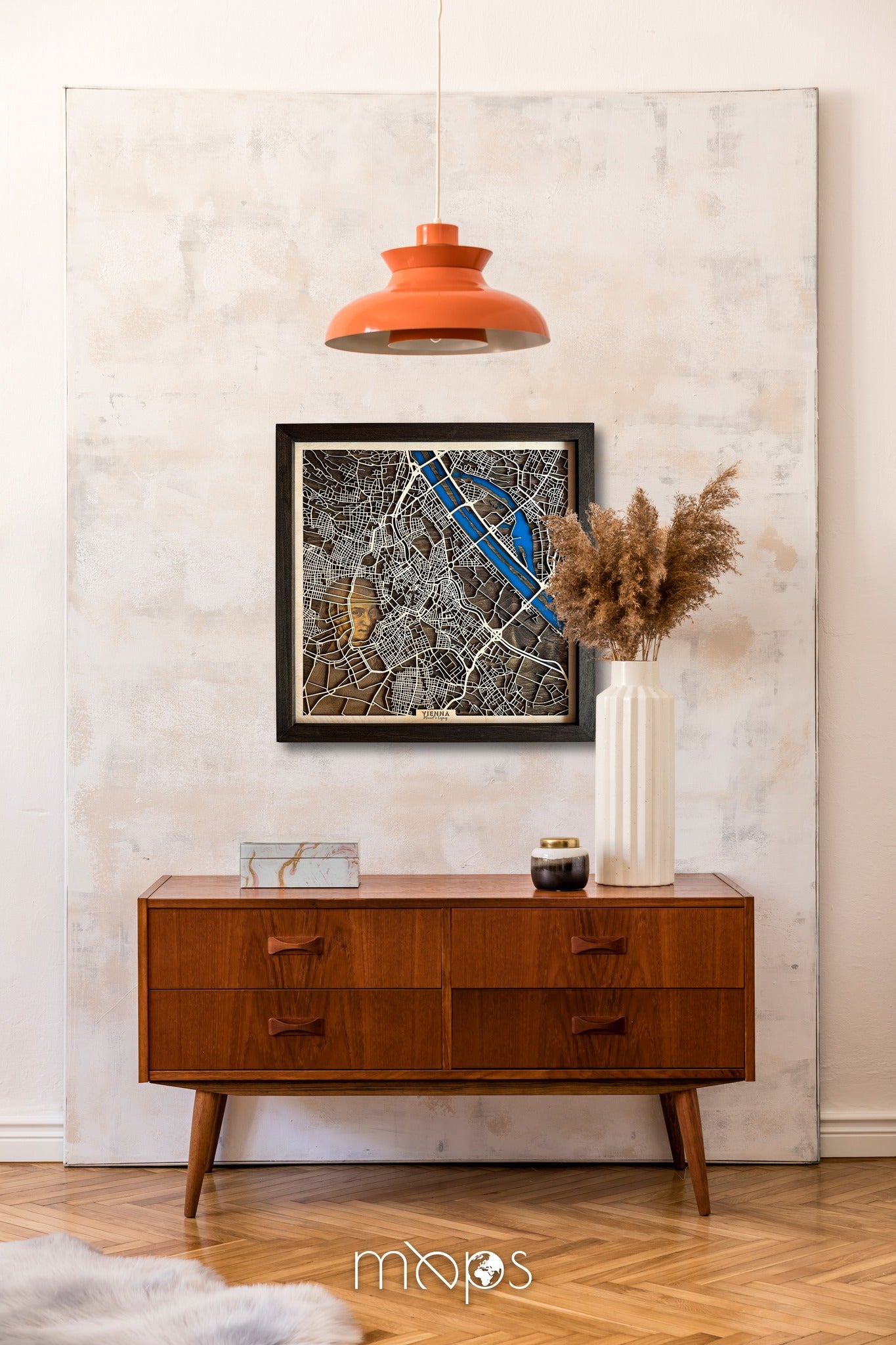 Viyana Ahşap Şehir Haritası – Mozart'ın Mirası | Zamansız Şehir Manzaraları