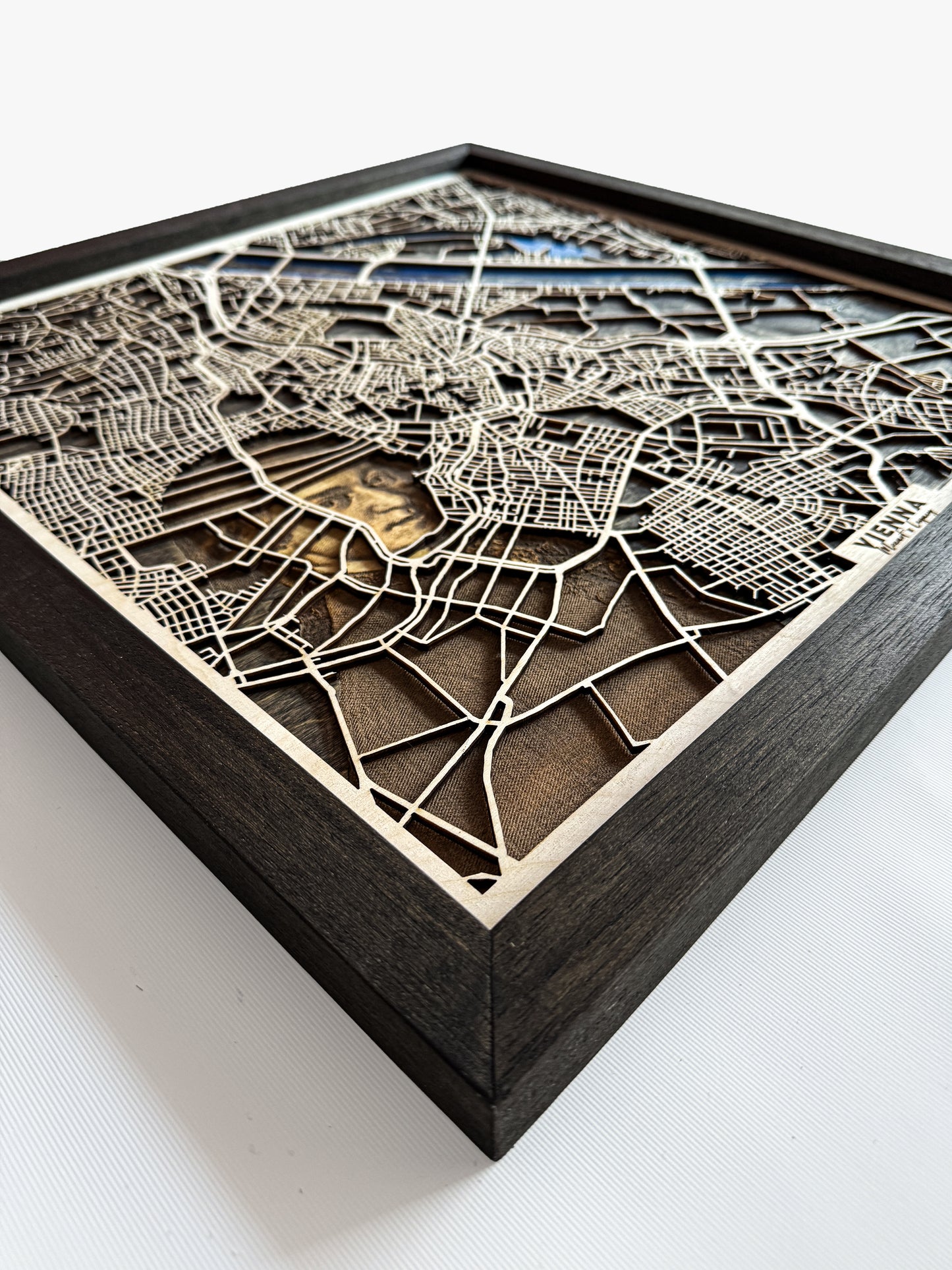 Viyana Ahşap Şehir Haritası – Mozart'ın Mirası | Zamansız Şehir Manzaraları