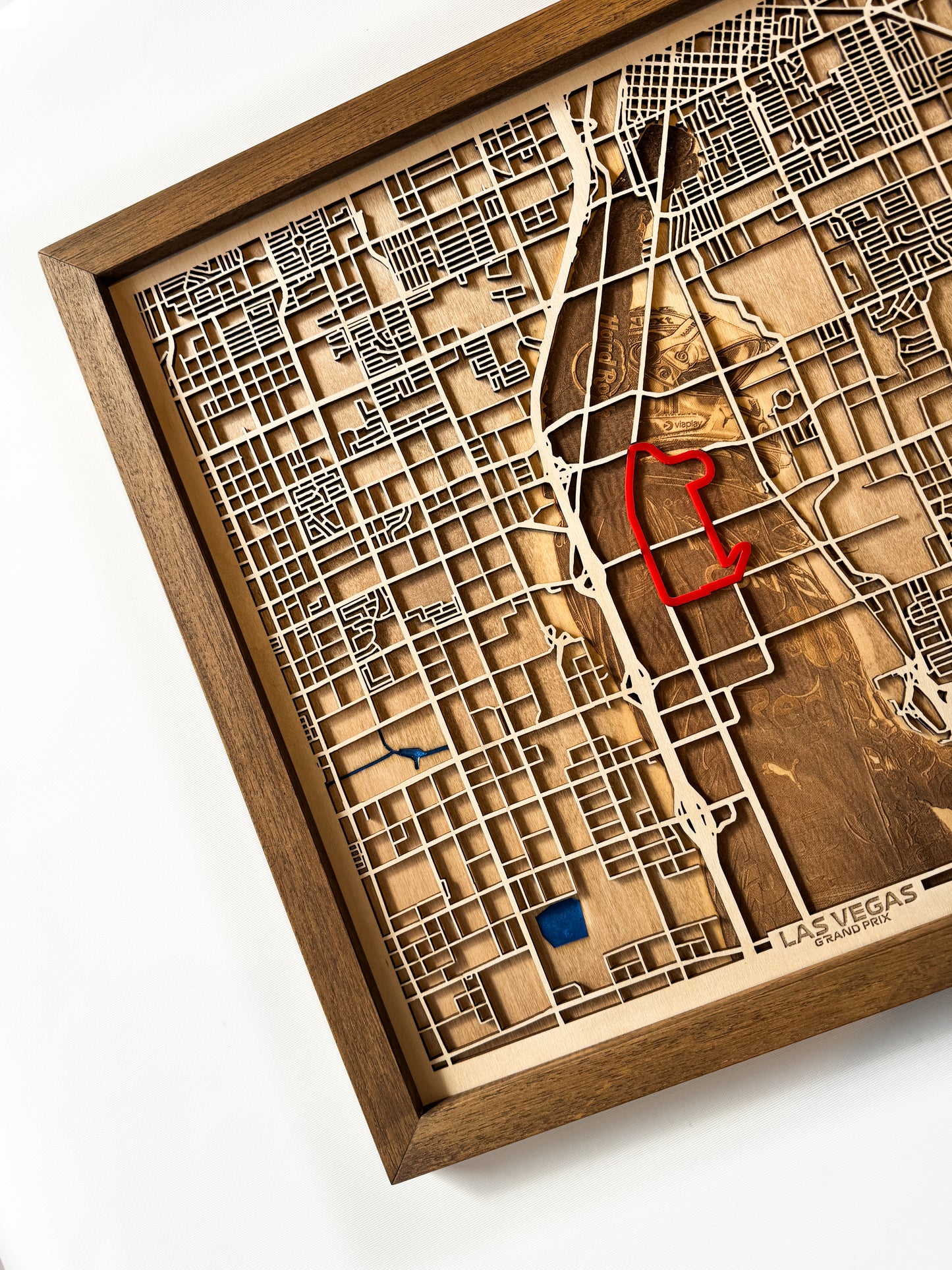 Las Vegas Ahşap Pist Haritası | Formula 1 Sürümü