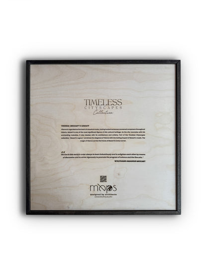 Viyana Ahşap Şehir Haritası – Mozart'ın Mirası | Zamansız Şehir Manzaraları