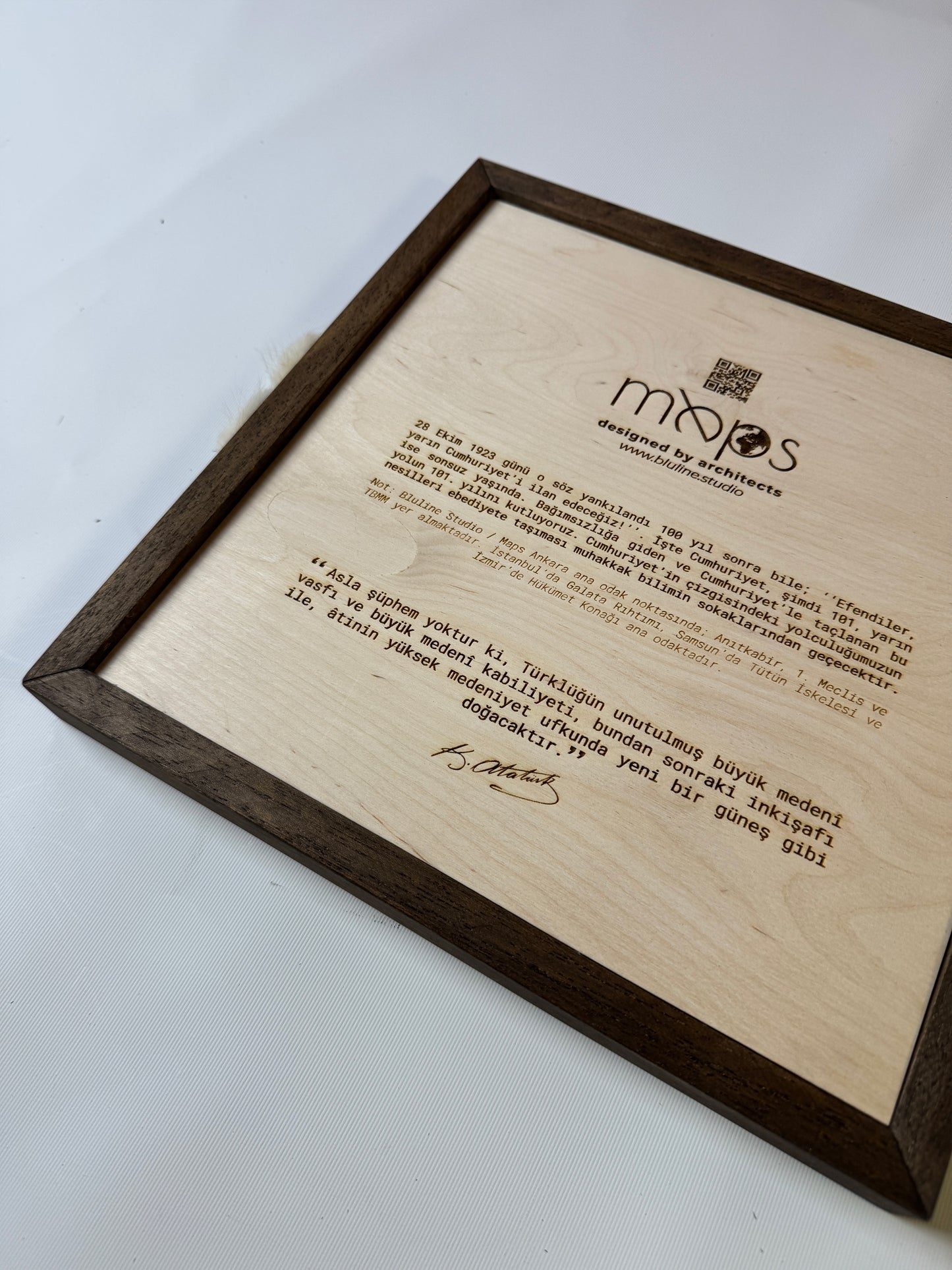 Ankara: Ahşap Gravür Haritası | Cumhuriyetin Kuruluşu Minimalist Ahşap Harita | El İşi Epoksi Duvar Tablosu (Cumhuriyet Serisi)