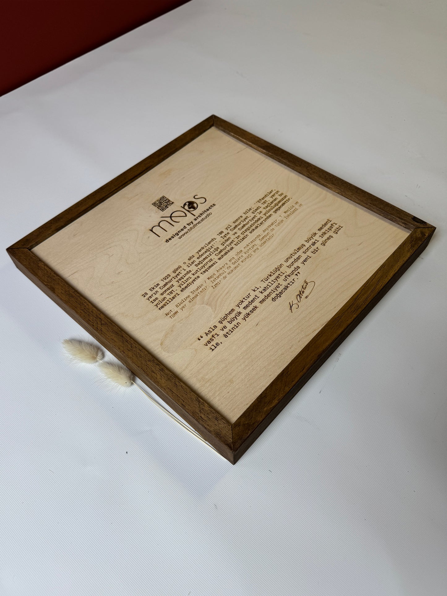 Ankara: Ahşap Gravür Haritası | Cumhuriyetin Kuruluşu Minimalist Ahşap Harita | El İşi Epoksi Duvar Tablosu (Cumhuriyet Serisi)