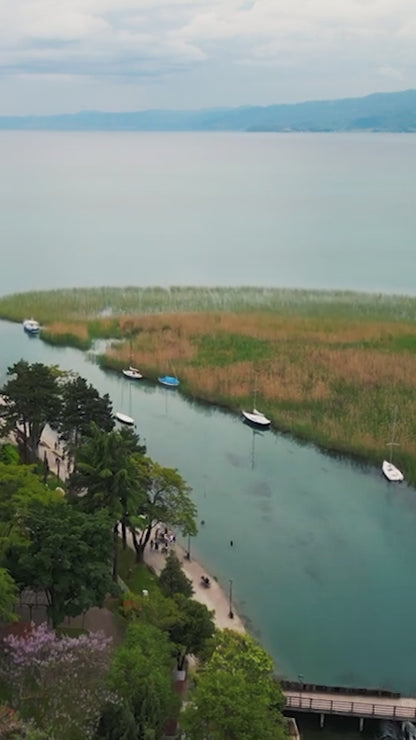 Ohri Gölü Ahşap Harita Duvar Sanatı | Ebedi Göller