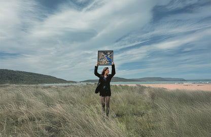 Boston Epoksi Haritası | Özgürlük Yolu Ahşap Haritası | El Yapımı Epoksi Duvar Sanatı